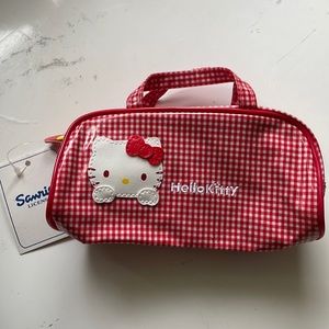 Sanrio Hello Kitty red and white gingham case